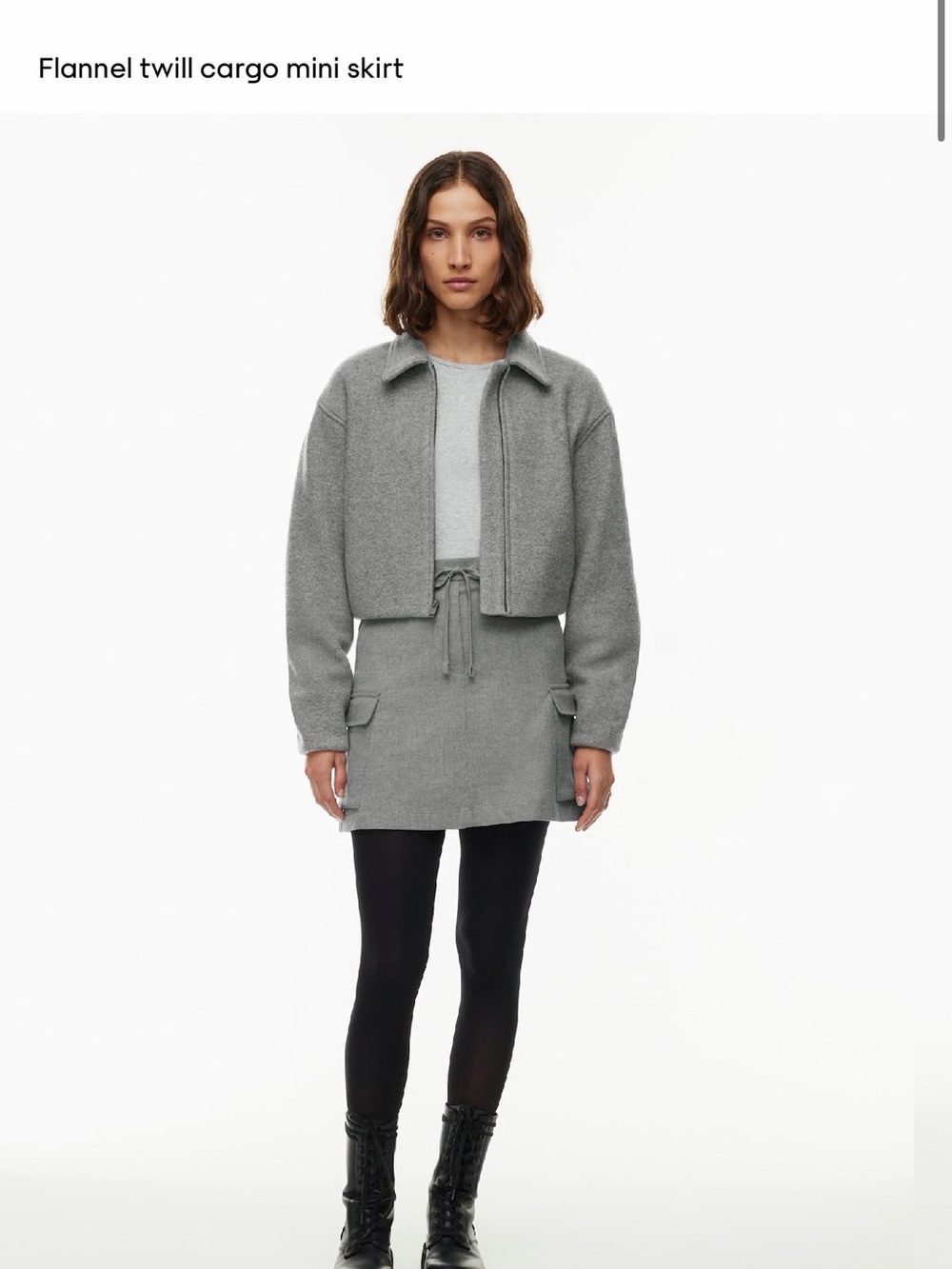Aritzia Cape Cargo Skirt